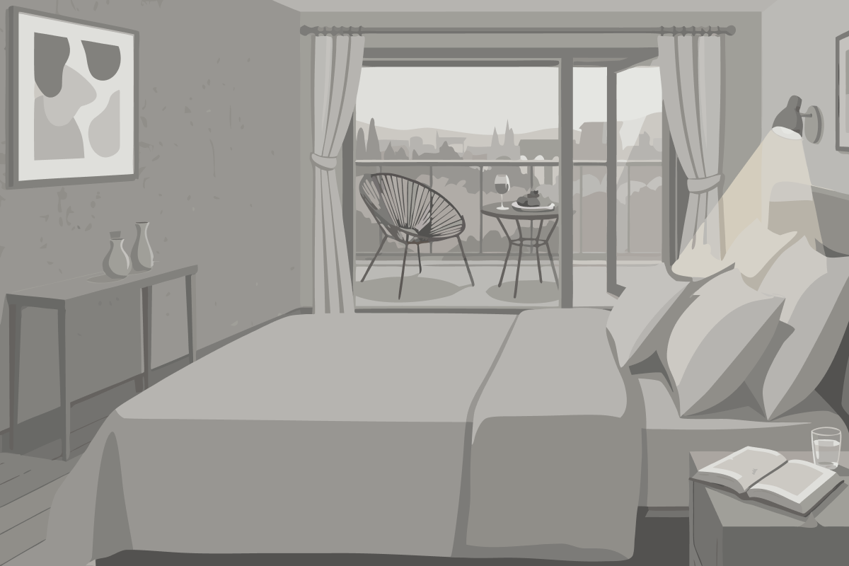 Appartamento con 1 Camera da Letto e Balcone - Dependance